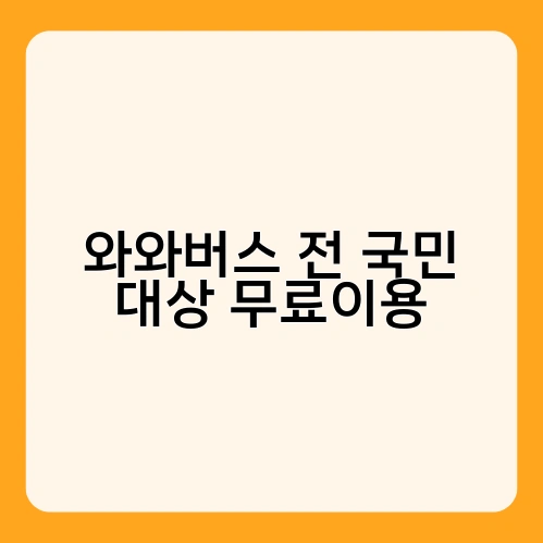 와와버스 전 국민 대상 무료이용 1