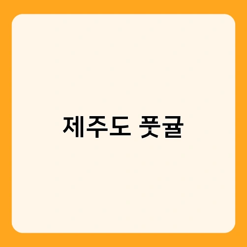 제주도 풋귤 3