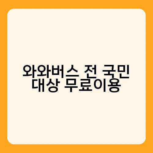 와와버스 전 국민 대상 무료이용 2